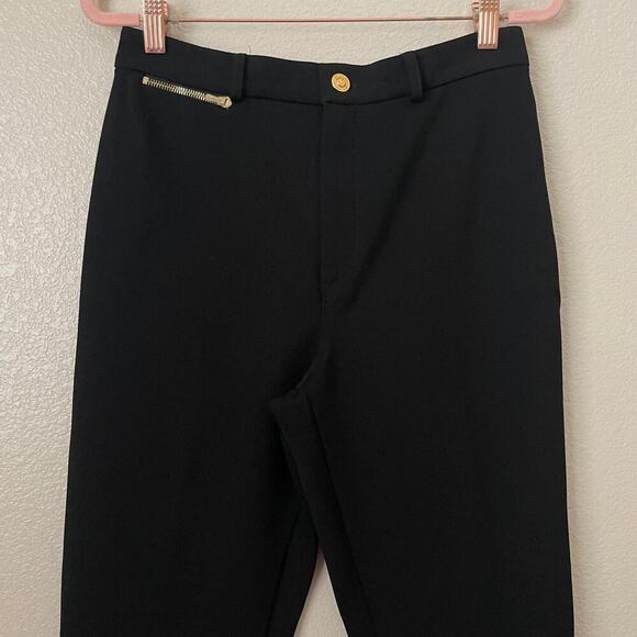 St.‎ John Sport by Marie Gray Pants Womens Size 6 Black High Rise Straight Twill - Picture 4 of 13